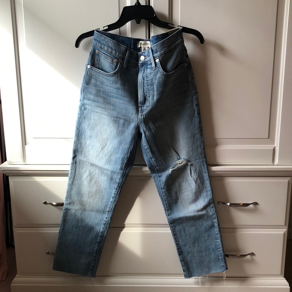 Madewell Perfect Vintage Blue Ankle & Cropped Crop Jeans